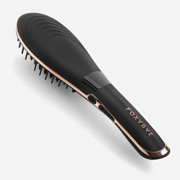 Foxybae Other - FOXYBAE Hair Straightening Brush (Rose Gold) - Ceramic Tourmaline Straightener